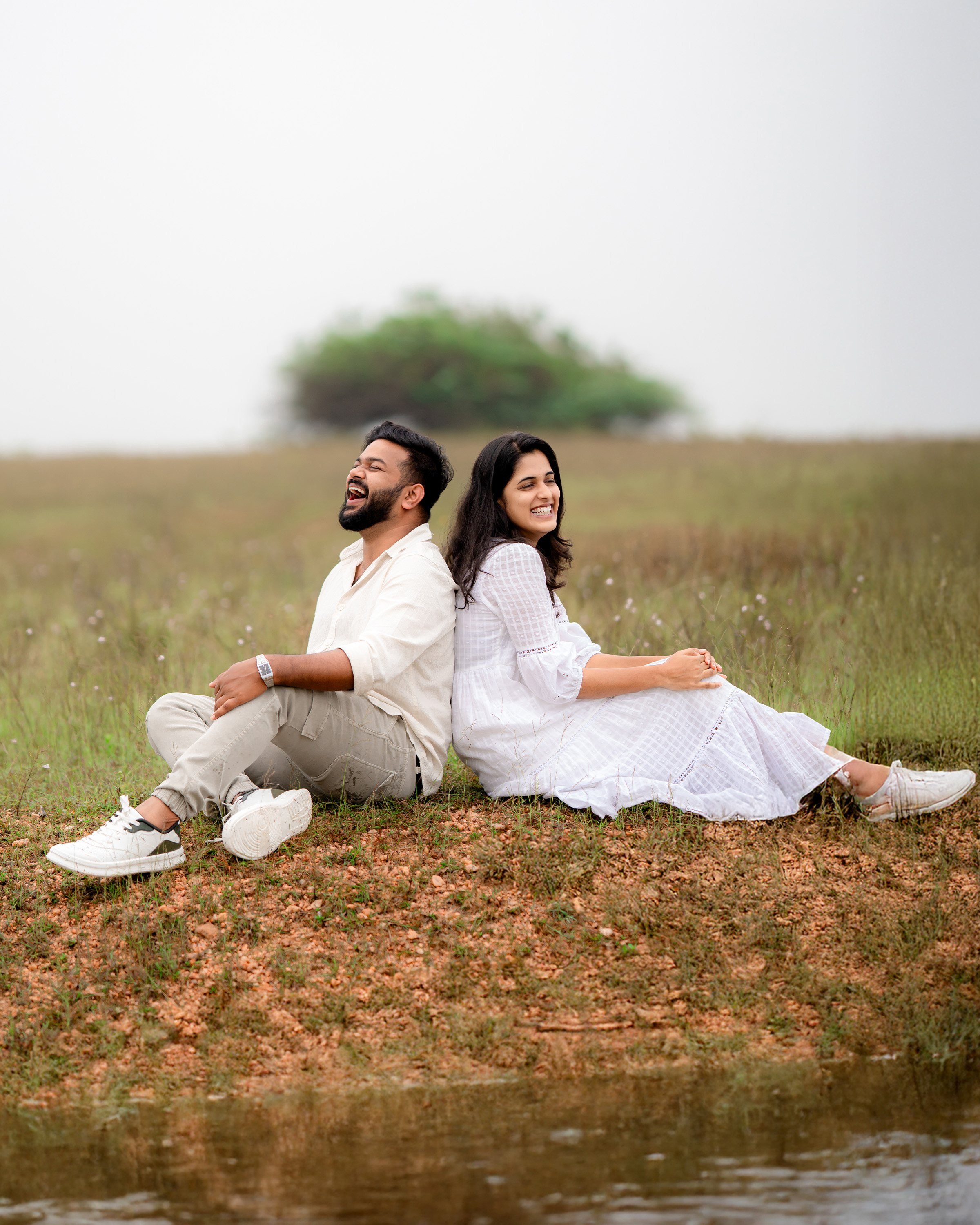 A group of friends smiling for a photo together, representing group photography.